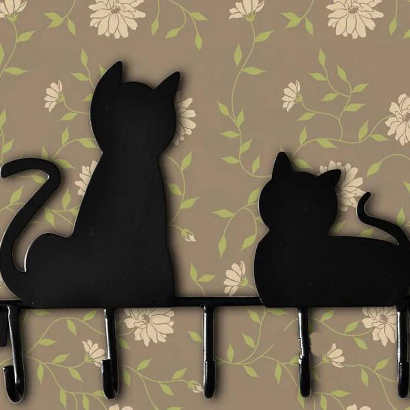 Black Cat Wall Hanger - Just Cats - Gifts for Cat Lovers