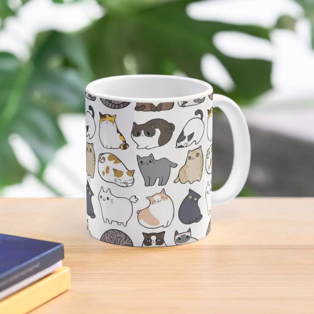 Cartoon Cat Mug - Just Cats - Gifts for Cat Lovers