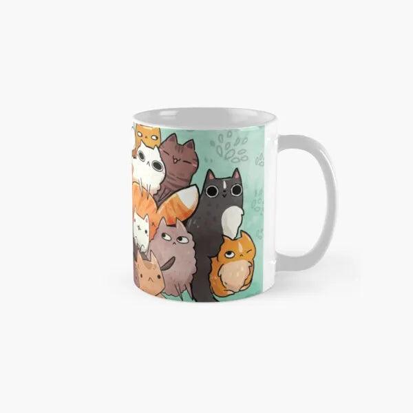 Cartoon Cats Mug - Just Cats - Gifts for Cat Lovers