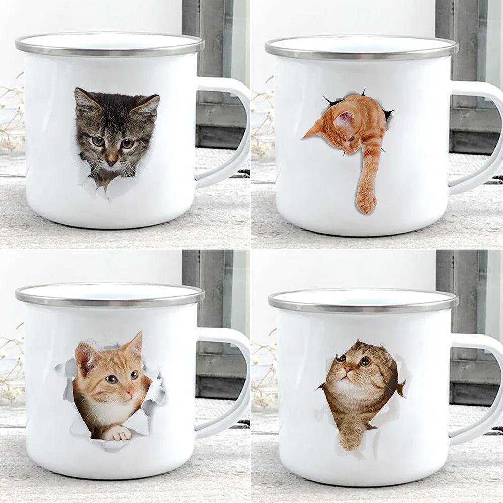 Cat Print 3D Effect Mug, 10 variations - Just Cats - Gifts for Cat Lovers