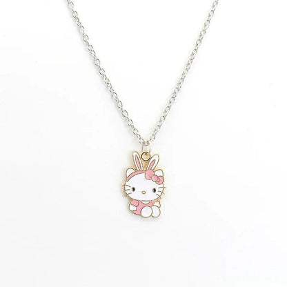Colorful Hello Kitty Pendant Necklaces - Just Cats - Gifts for Cat Lovers