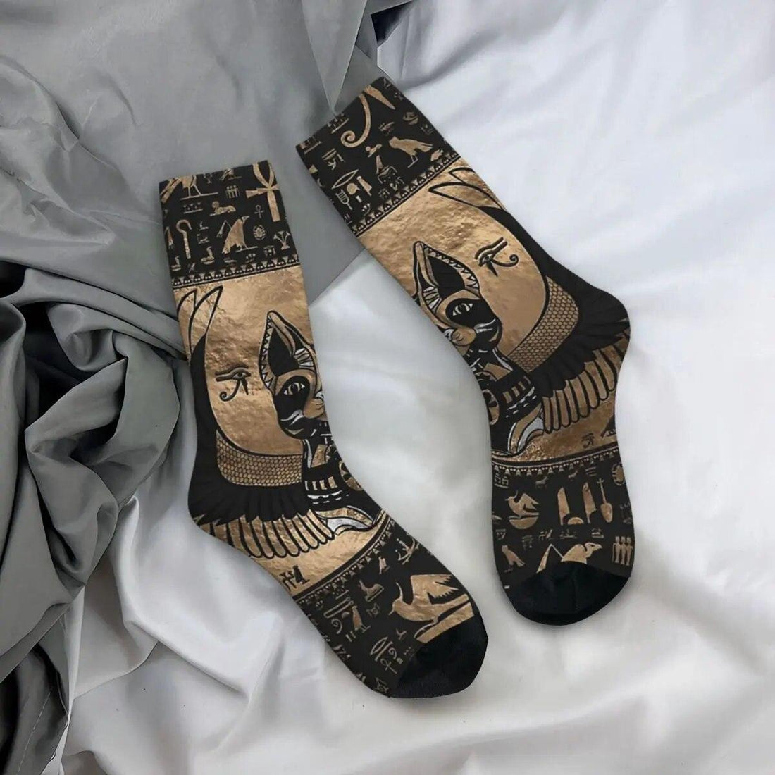 Egyptian Cat Vintage Style Socks - Just Cats - Gifts for Cat Lovers