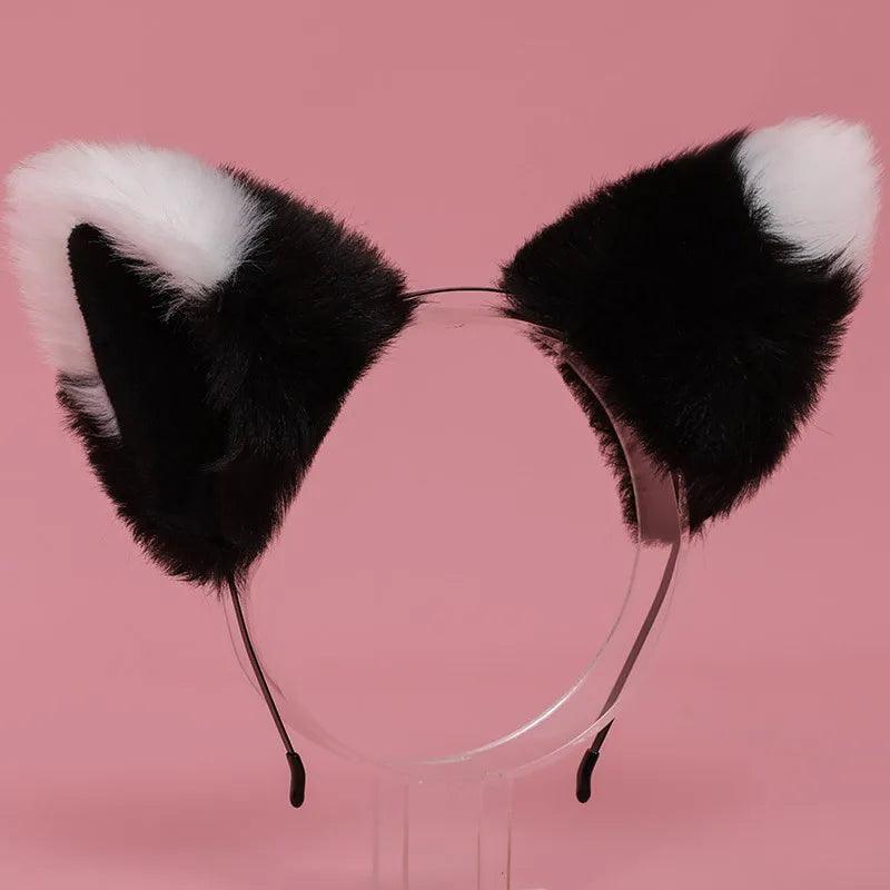 Fluffy Cat Ear HeadBand, 6 Colors - Just Cats - Gifts for Cat Lovers