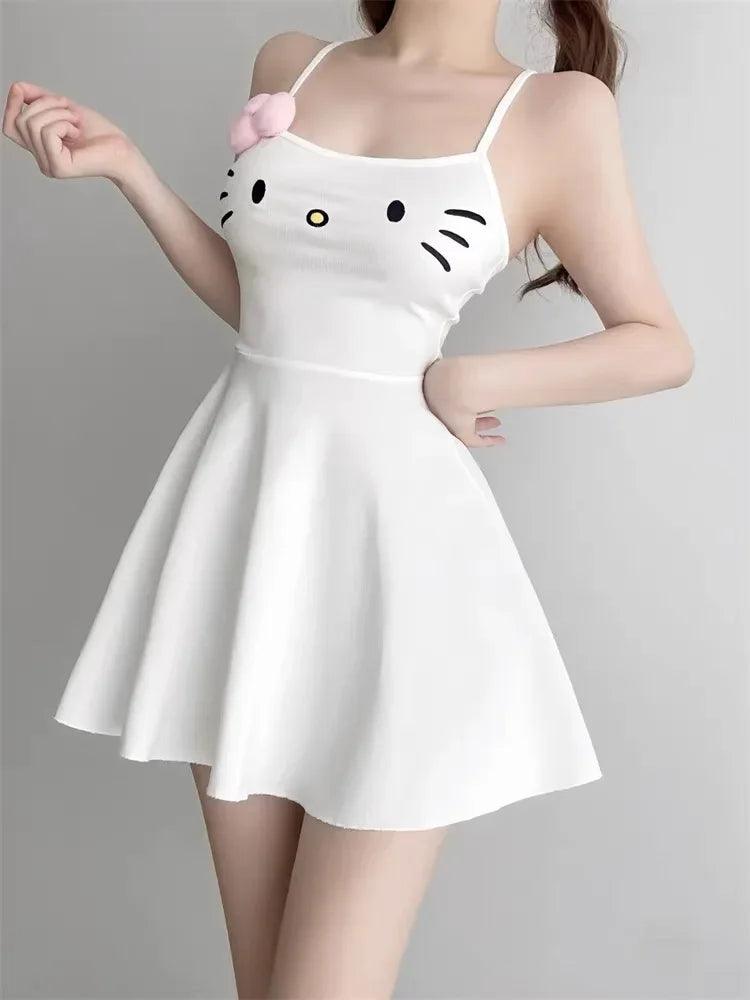 Hello Kitty Japanese Style Mini Dress - Just Cats - Gifts for Cat Lovers