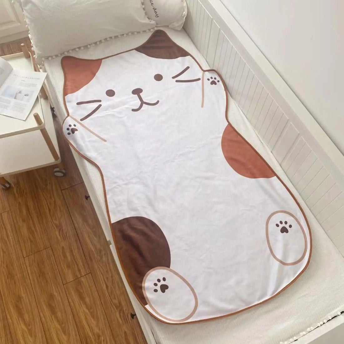 Kitten Shaped Childrens Flannel Blanket - Just Cats - Gifts for Cat Lovers