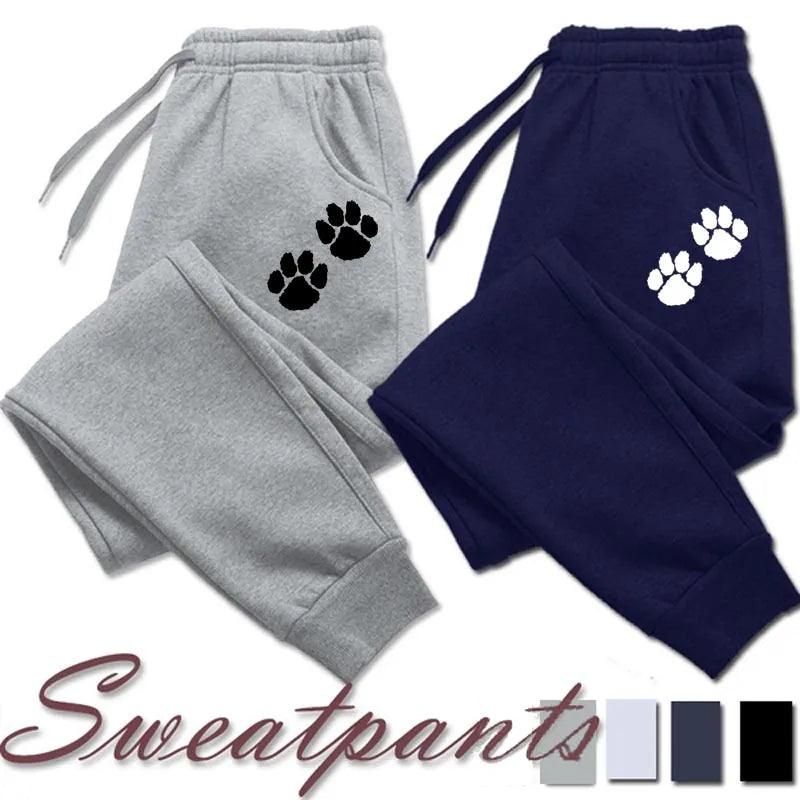 Paw Print Sweatpants, 4 colors, S-4x - Just Cats - Gifts for Cat Lovers