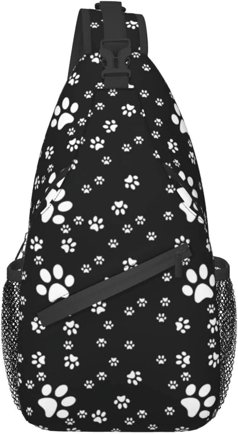 Paw Prints Crossbody Bag, 7 Prints - Just Cats - Gifts for Cat Lovers