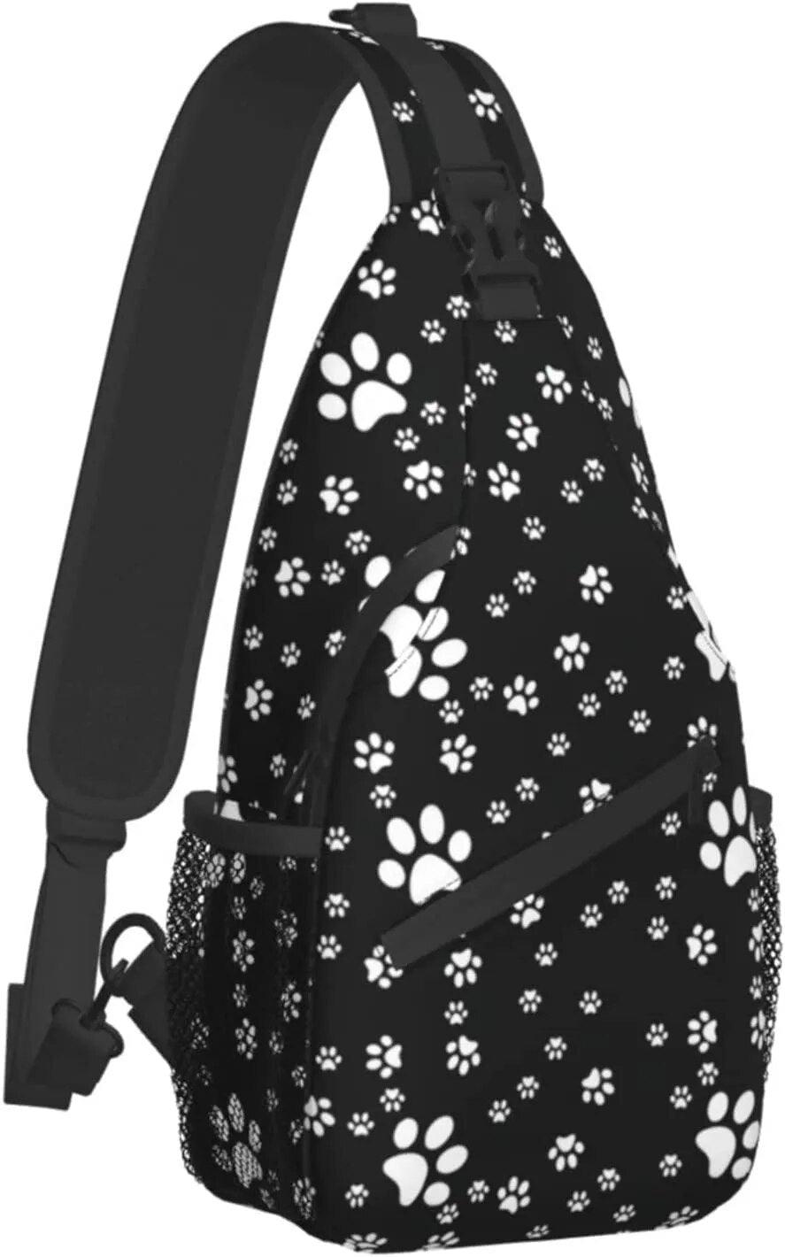 Paw Prints Crossbody Bag, 7 Prints - Just Cats - Gifts for Cat Lovers