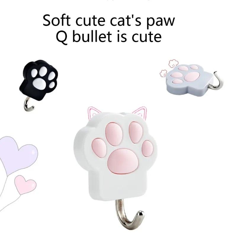 Paw Shape Adhesive Hanger - Just Cats - Gifts for Cat Lovers