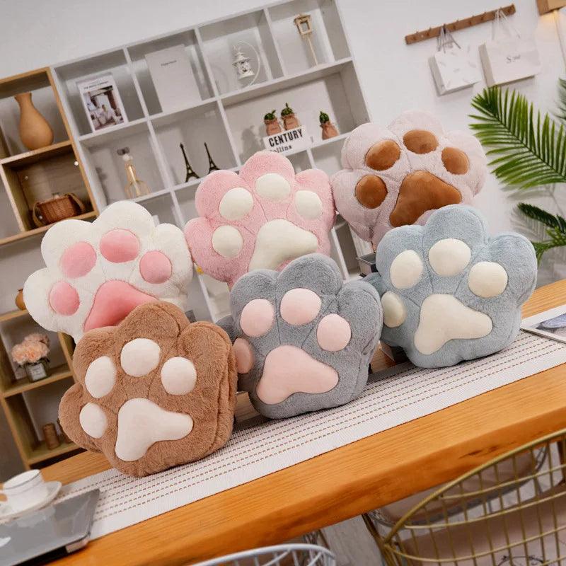 Paw Shaped Plush Pillow, 6 Colors - Just Cats - Gifts for Cat Lovers