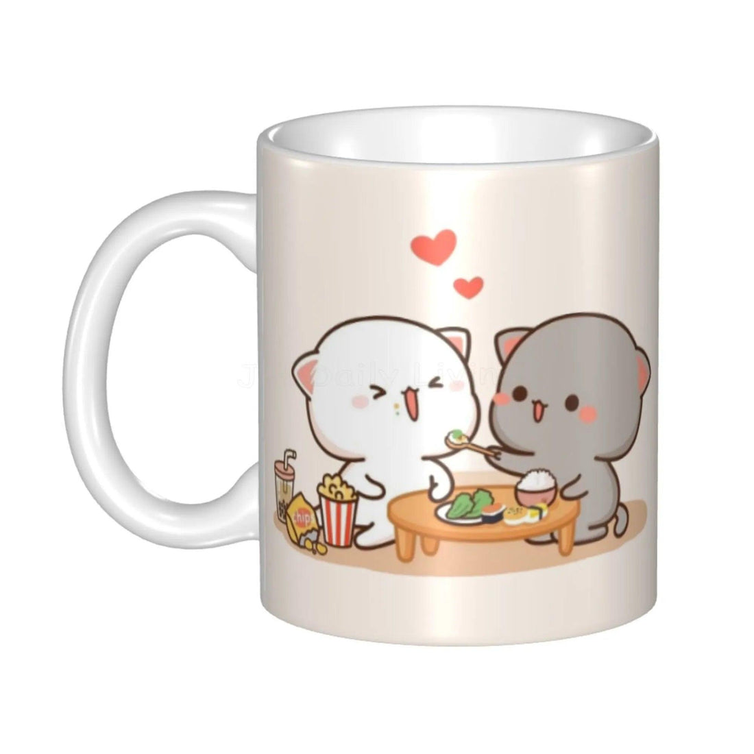 Peach and Goma Mug, 16 Designs - Just Cats - Gifts for Cat Lovers