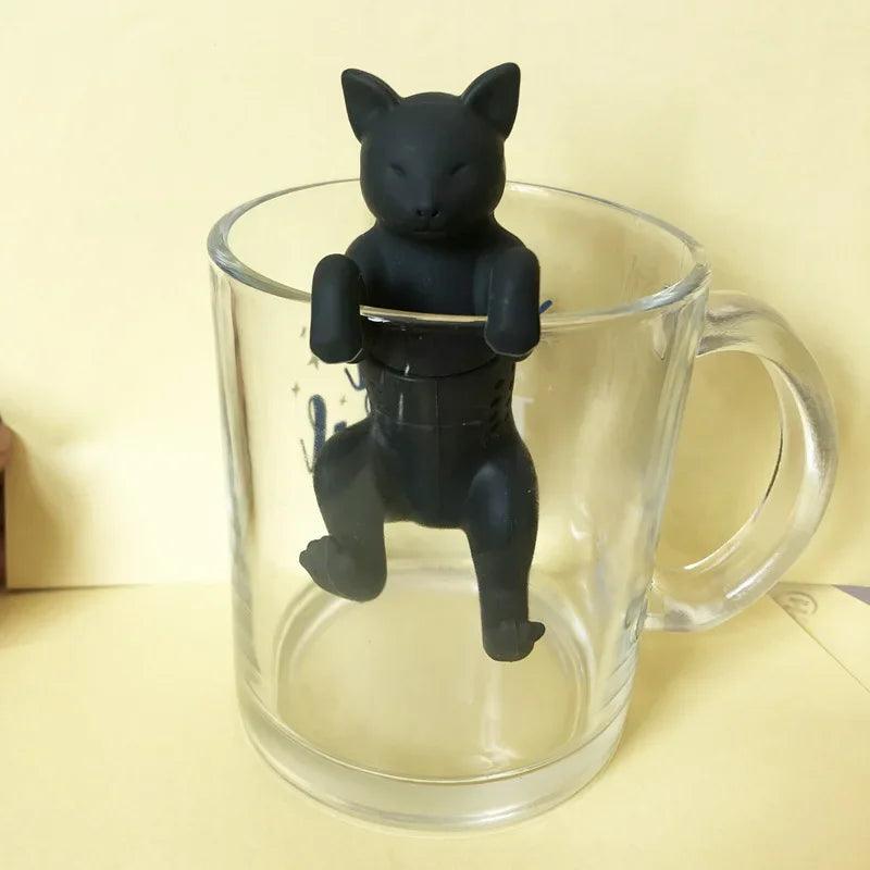 Reusable Silicone Tea Infuser Filter - Just Cats - Gifts for Cat Lovers