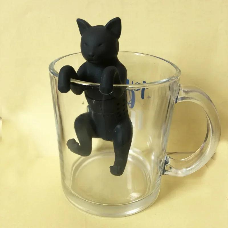Reusable Silicone Tea Infuser Filter - Just Cats - Gifts for Cat Lovers