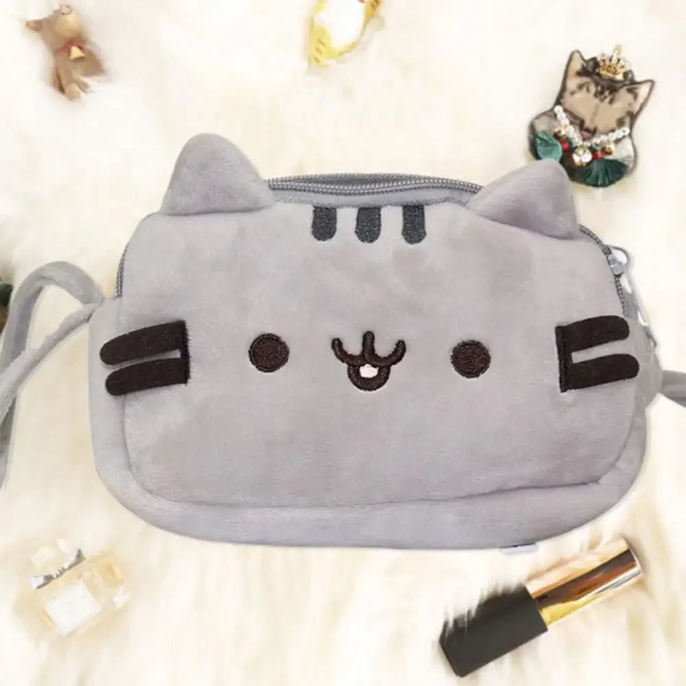 Pusheen Cat Plush Cosmetic bag