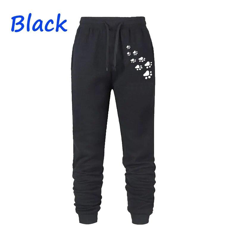 Paw Print Sweatpants, 4 colors, S-4x - Just Cats - Gifts for Cat Lovers