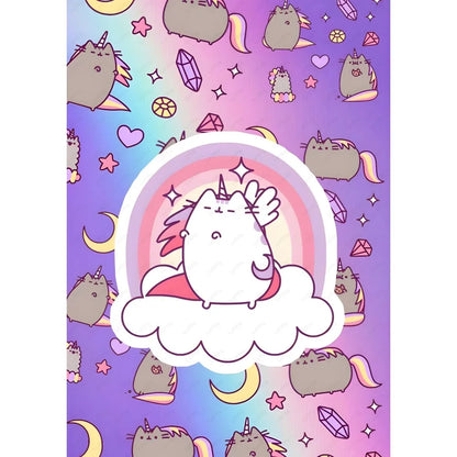 Adhesive Pusheen Cat Posters, 15 designs, 4 Sizes