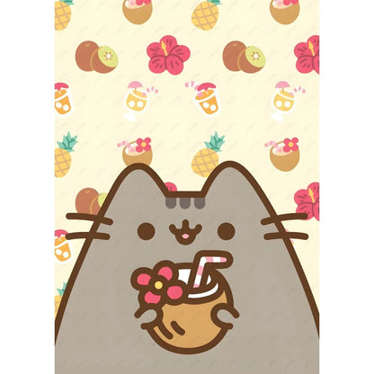 Adhesive Pusheen Cat Posters, 15 designs, 4 Sizes