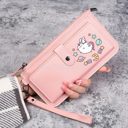 Pusheens Cat Long Wallet, 4 Colors Various Designs