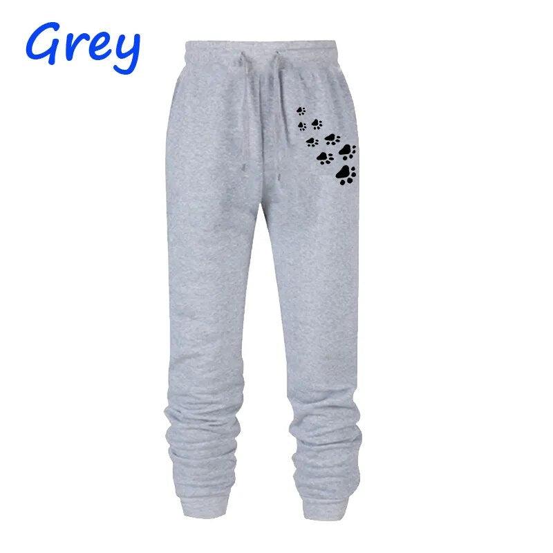 Paw Print Sweatpants, 4 colors, S-4x - Just Cats - Gifts for Cat Lovers