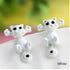 Acrylic 2pcs Cat Stud Earrings, 10 Colors - Just Cats - Gifts for Cat Lovers