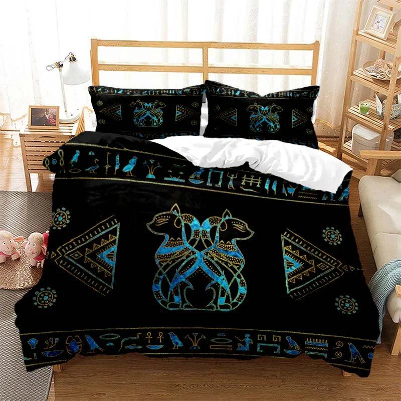 Ancient Egyptian Bed Set, 8 Designs, 10 Sizes - Just Cats - Gifts for Cat Lovers