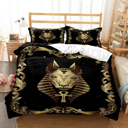 Ancient Egyptian Bed Set, 8 Designs, 10 Sizes - Just Cats - Gifts for Cat Lovers