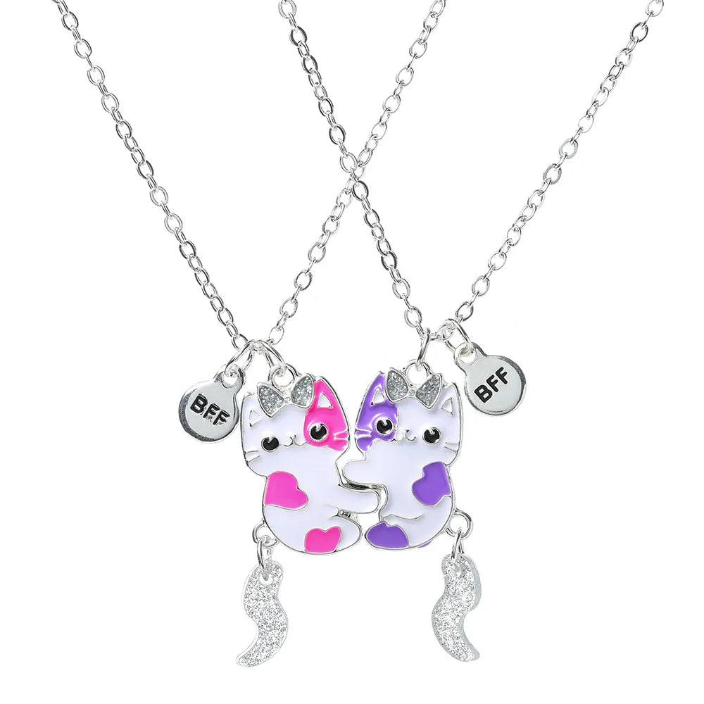 BFF Cat Magnetic Pendant Necklaces - Just Cats - Gifts for Cat Lovers