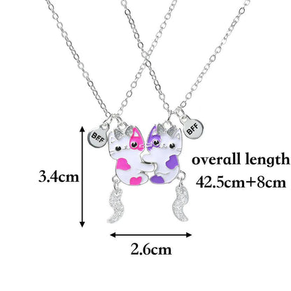 BFF Cat Magnetic Pendant Necklaces - Just Cats - Gifts for Cat Lovers