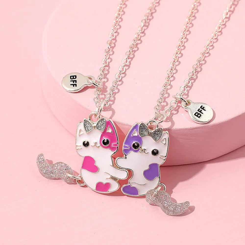 BFF Cat Magnetic Pendant Necklaces - Just Cats - Gifts for Cat Lovers