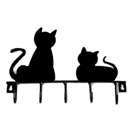 Black Cat Wall Hanger - Just Cats - Gifts for Cat Lovers