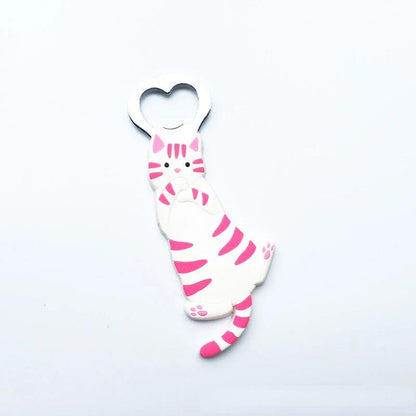 Cartoon Cat Magnet Bottle Openers, 8 Variations - Just Cats - Gifts for Cat Lovers