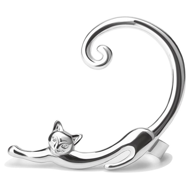 Cat Ear Wrap, Gold/Silver/Black - Just Cats - Gifts for Cat Lovers