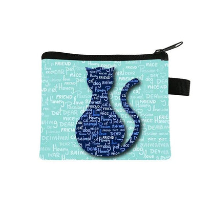 Cat Painting Printed Coin Purses, 17 Designs - Just Cats - Gifts for Cat Lovers