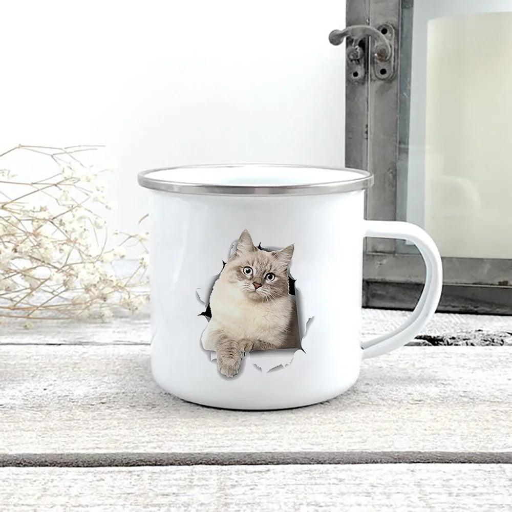 Cat Print 3D Effect Mug, 10 variations - Just Cats - Gifts for Cat Lovers