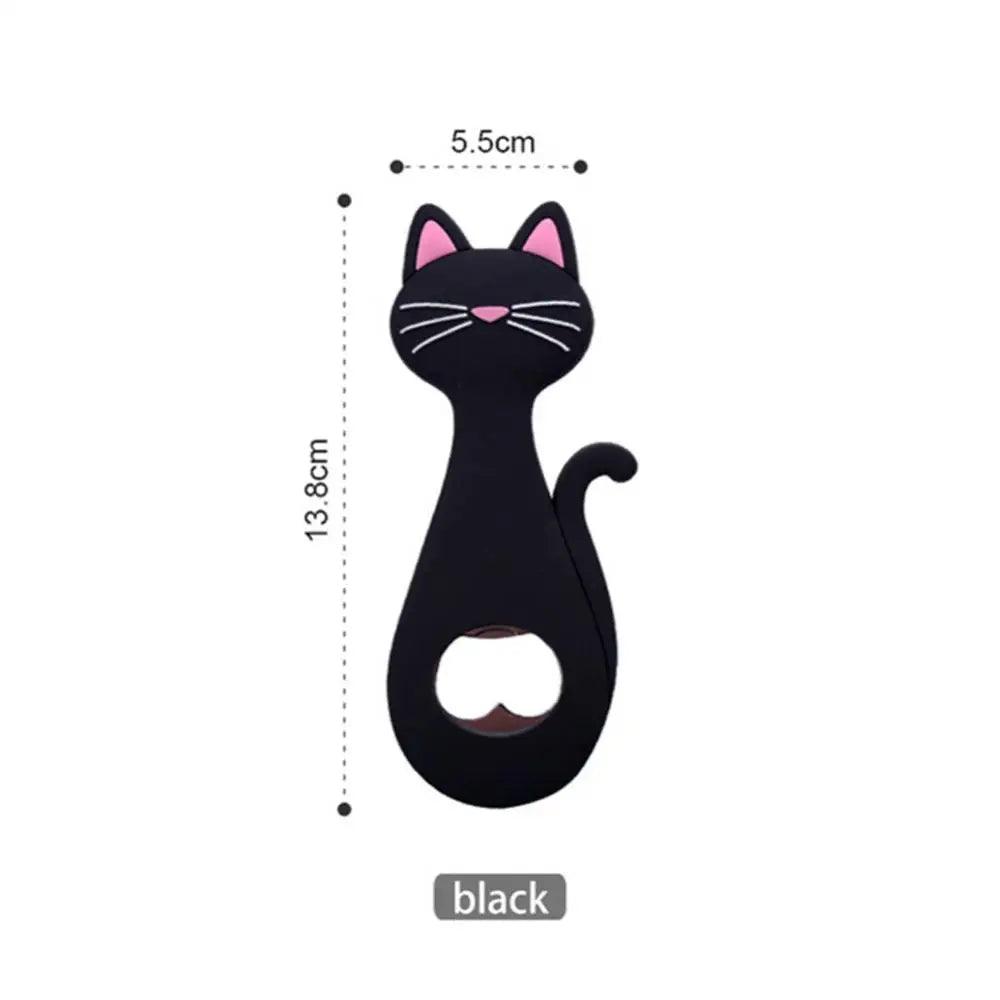 Cat Shape Magnetic Bottle opener, 4 Colors - Just Cats - Gifts for Cat Lovers