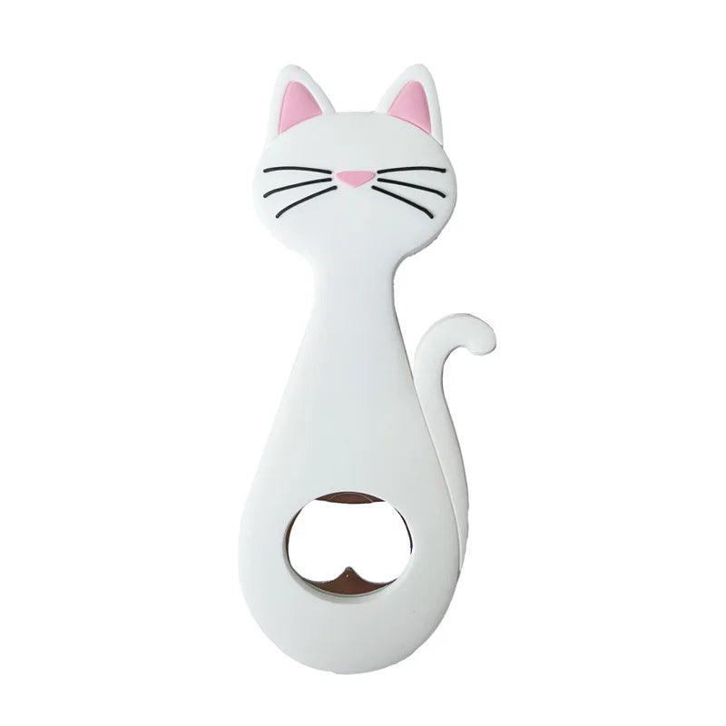 Cat Shape Magnetic Bottle opener, 4 Colors - Just Cats - Gifts for Cat Lovers