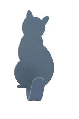 Cat Shaped Adhesive Hooks. 5 colors - Just Cats - Gifts for Cat Lovers