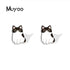 Cat Stainless Steel Stud Earrings - Just Cats - Gifts for Cat Lovers