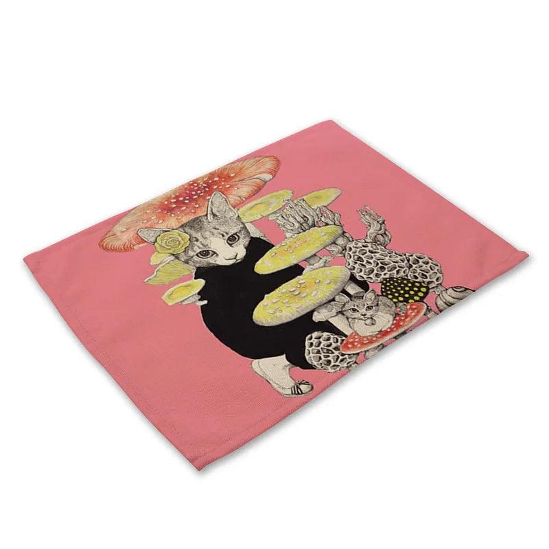 Cats Paintings Print Placemat, 19 Designs - Just Cats - Gifts for Cat Lovers