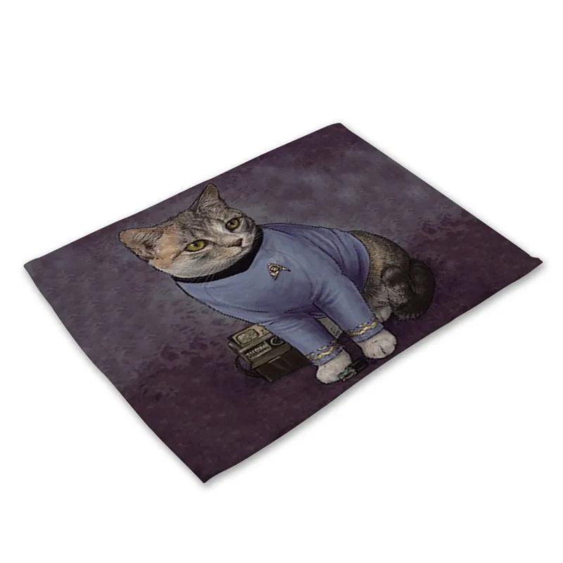 Cats Paintings Print Placemat, 19 Designs - Just Cats - Gifts for Cat Lovers