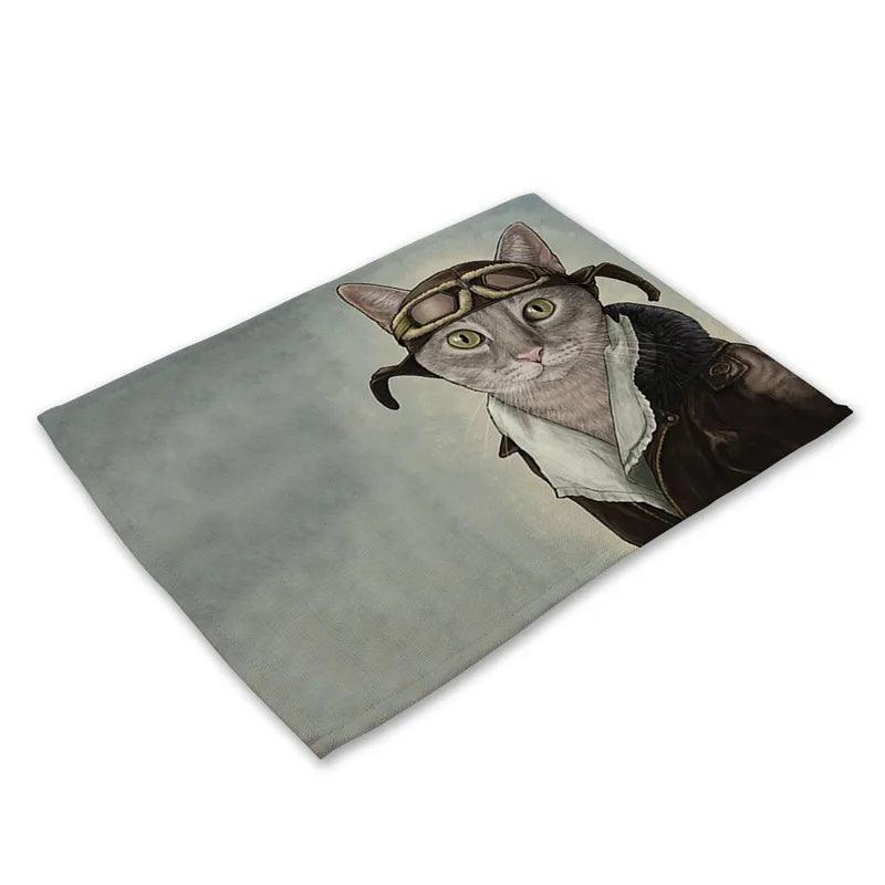 Cats Paintings Print Placemat, 19 Designs - Just Cats - Gifts for Cat Lovers