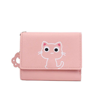 Cute Cartoon Cat PU Leather Wallet, 9 Colors - Just Cats - Gifts for Cat Lovers