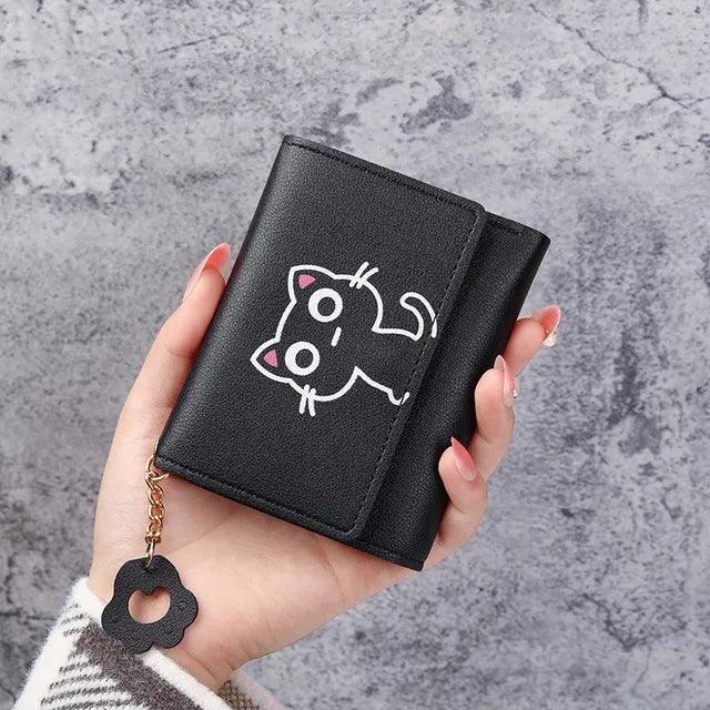 Cute Cartoon Cat PU Leather Wallet, 9 Colors - Just Cats - Gifts for Cat Lovers