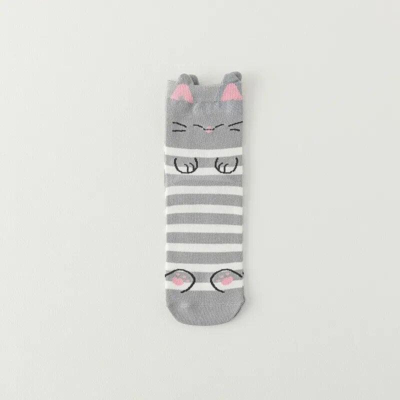 Cute Cartoon Cat Socks, 10 Designs - Just Cats - Gifts for Cat Lovers