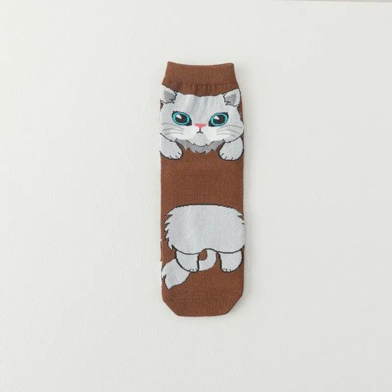 Cute Cartoon Cat Socks, 10 Designs - Just Cats - Gifts for Cat Lovers