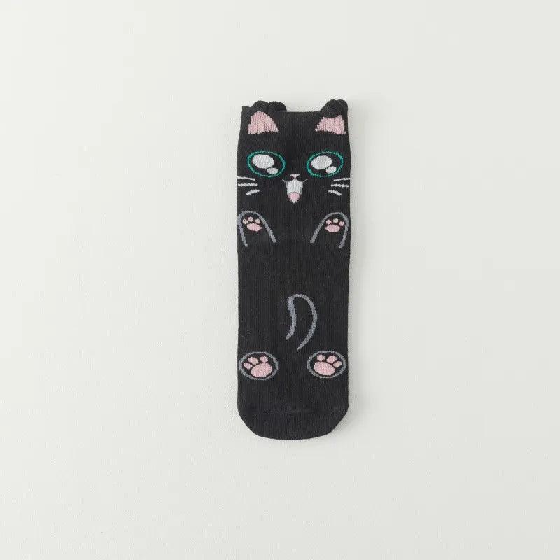 Cute Cartoon Cat Socks, 10 Designs - Just Cats - Gifts for Cat Lovers