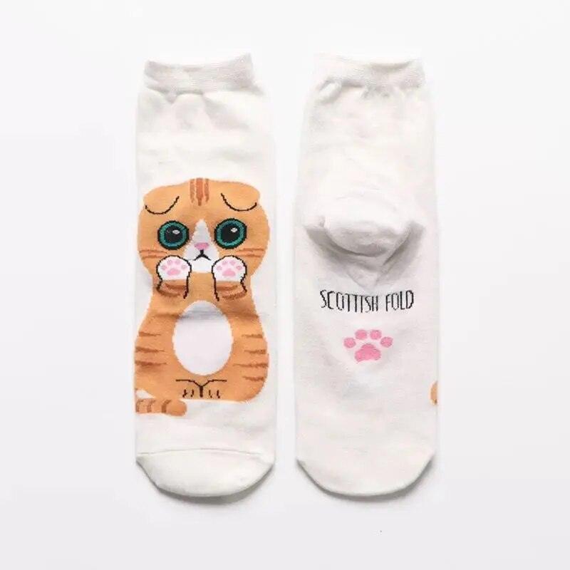 Cute Cartoon Cat socks, 13 Designs - Just Cats - Gifts for Cat Lovers