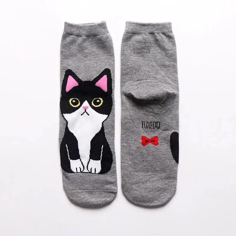 Cute Cartoon Cat socks, 13 Designs - Just Cats - Gifts for Cat Lovers