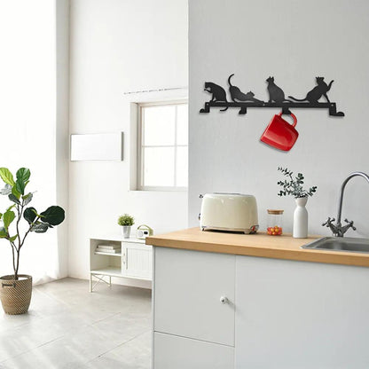 Decorative Cat Wall Hanger Rack - Just Cats - Gifts for Cat Lovers