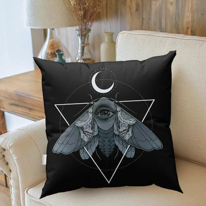 Enchanting Dark Black Cat Decorative Pillowcase - Just Cats - Gifts for Cat Lovers